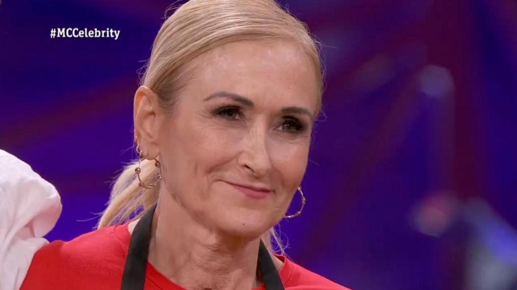 Cristina Cifuentes en 'MasterChef Celebrity'.