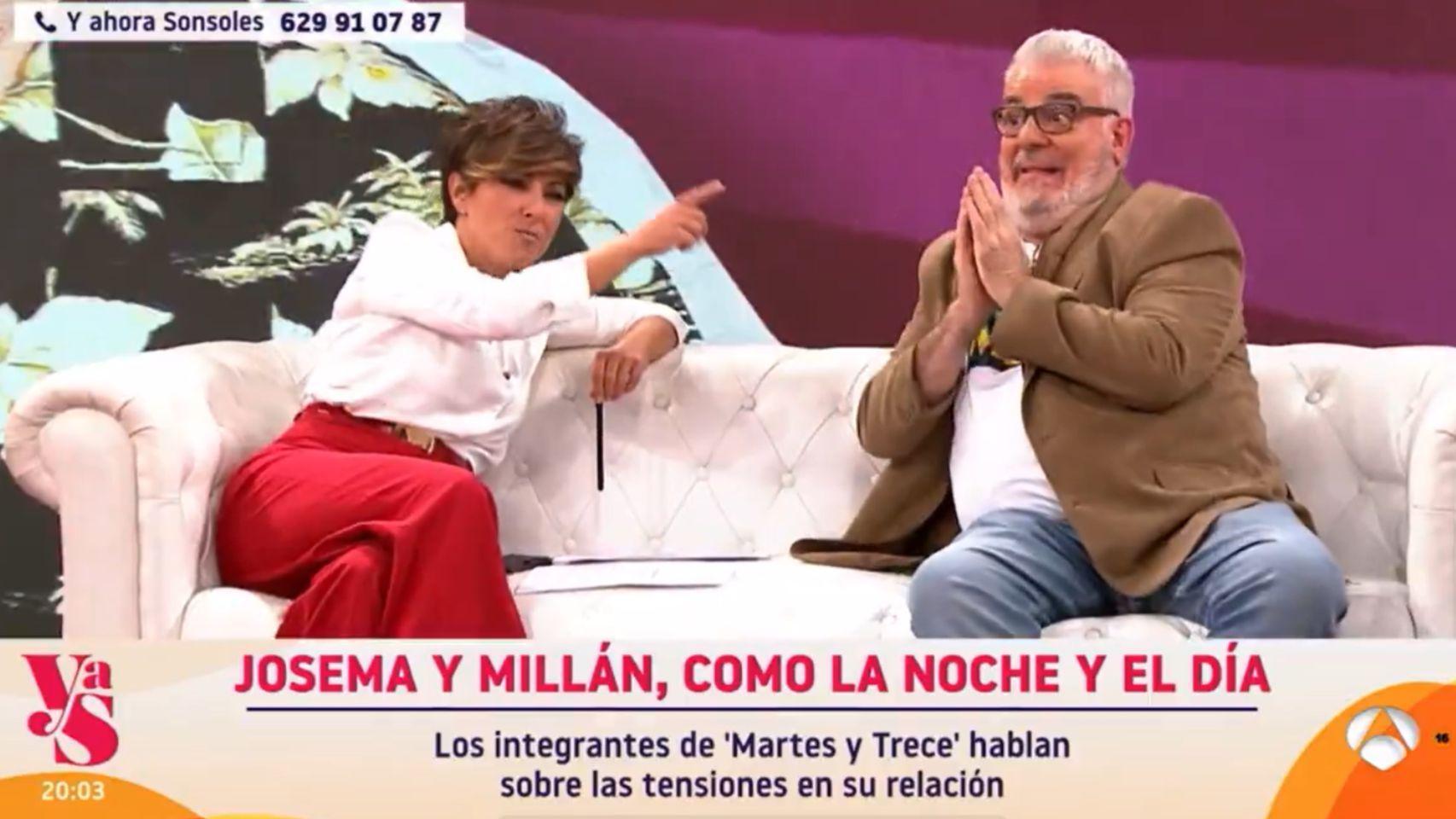 Millán Salcedo sorprende a Sonsoles Ónega