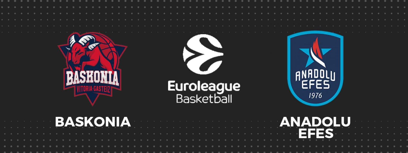 Baskonia - Anadolu, Euroliga de baloncesto en directo