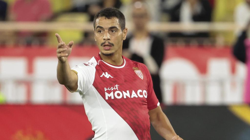 Ben Yedder, durante un partido con el AS Mónaco