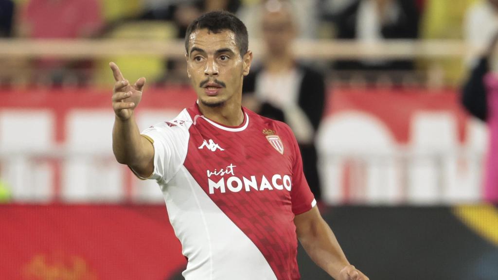 Ben Yedder, durante un partido con el AS Mónaco