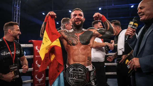 Franco Tenaglia, en el BKFC Spain