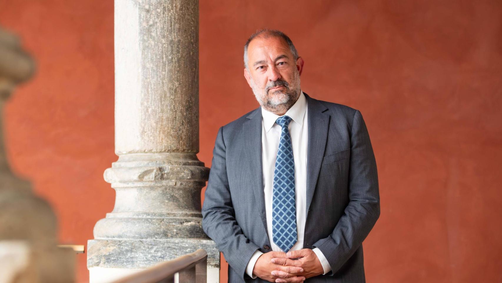 Julián Garde, rector de la UCLM. Foto: Javier Longobardo.