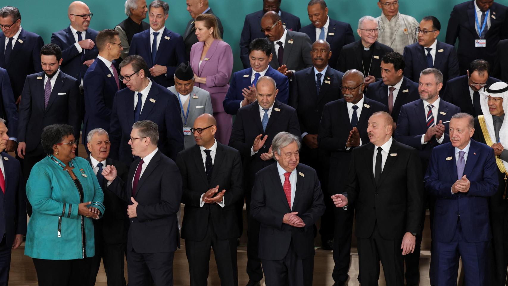 'Foto de familia' de los líderes de la COP29 de la Cumbre del Clima.