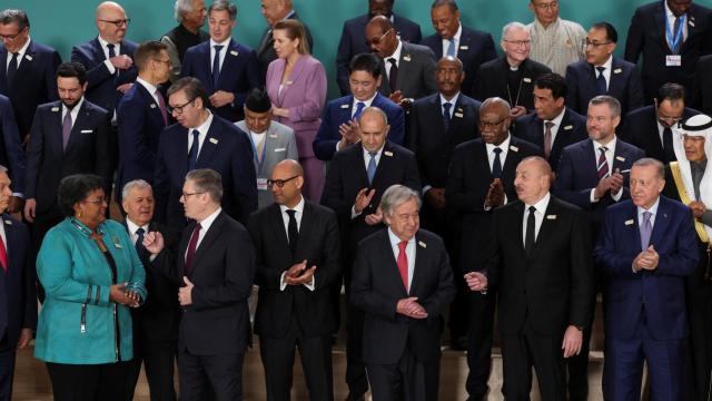 'Foto de familia' de los líderes de la COP29 de la Cumbre del Clima.