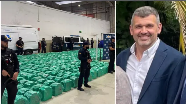 El inspector jefe detenido y el envío de las 13 toneladas de cocaína incautado por la UDYCO Central.