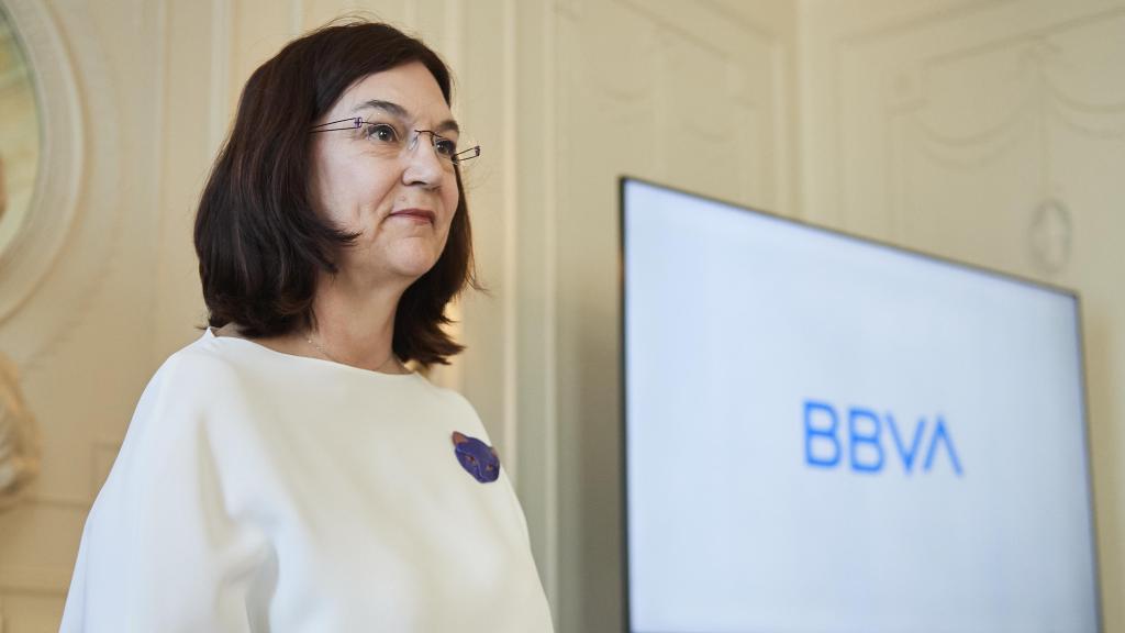 La presidenta de la Comisión Nacional de los Mercados y la Competencia (CNMC), Cani Fernández, durante el curso de la APIE de la Universidad Internacional Menéndez Pelayo (UIMP), en junio de 2023.