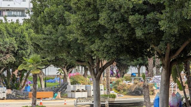 El Parque del Oeste se prepara para el Festival de las Linternas