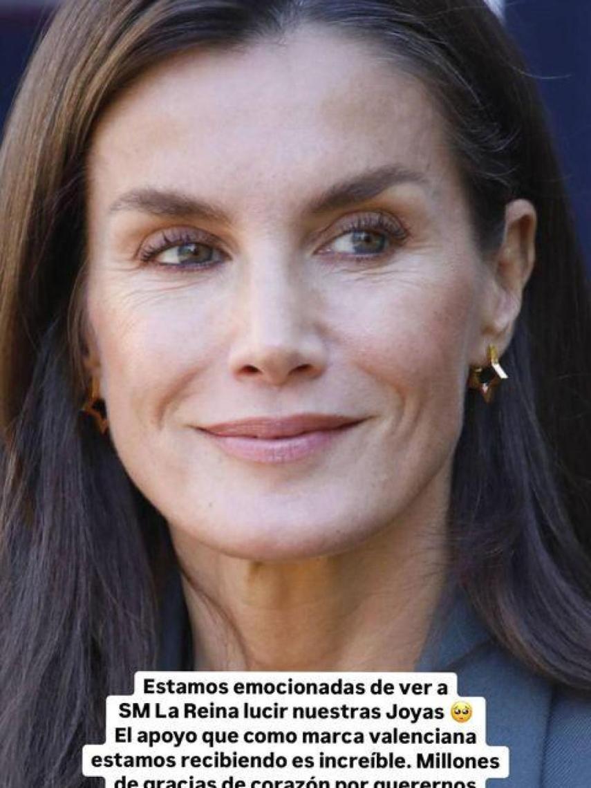 La firma ha dado las gracias a Letizia.