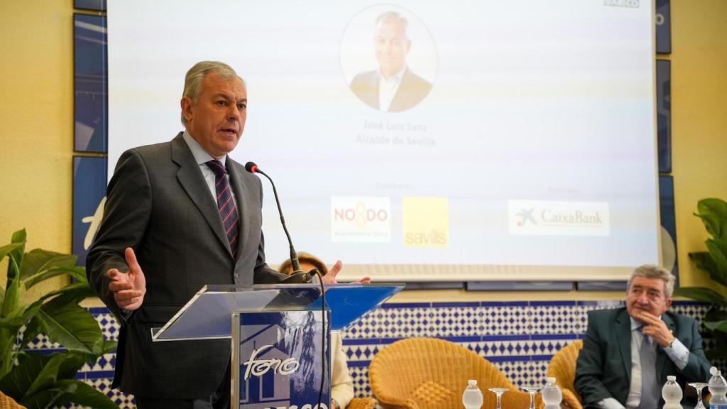 El alcalde de Sevilla, José Luis Sanz, en el Foro GAESCO.