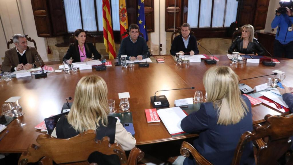 El Consell reunido en pleno la tarde de este martes.