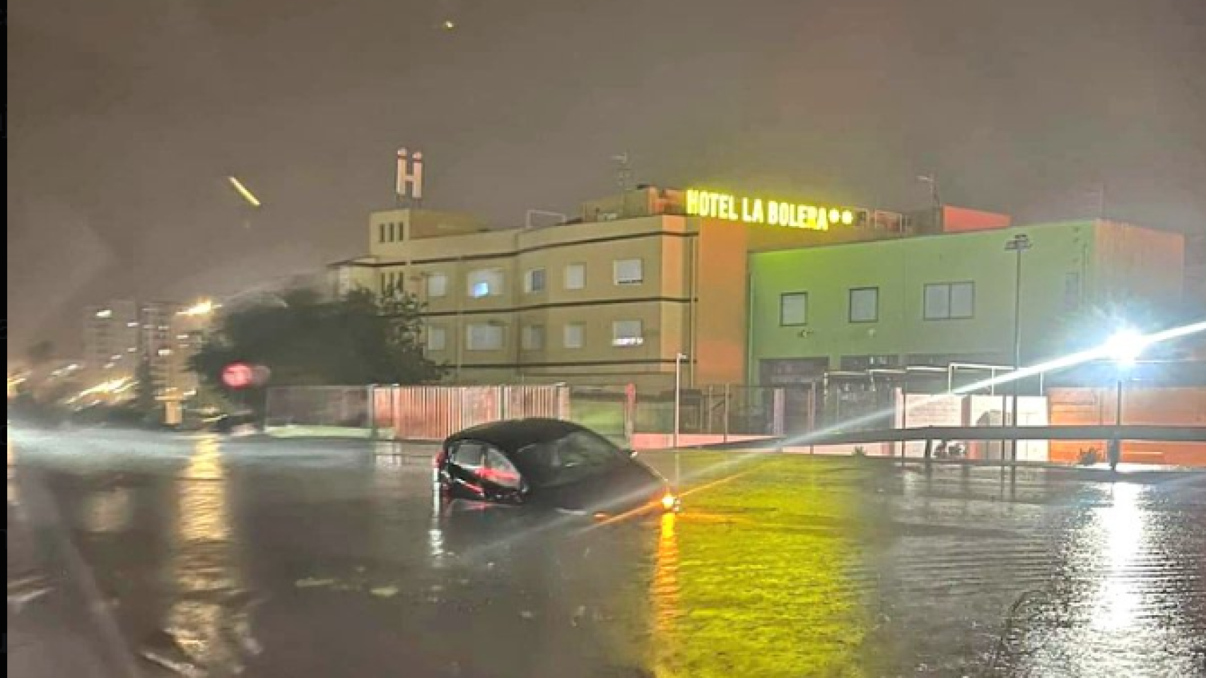 Primeras inundaciones en Castellón.