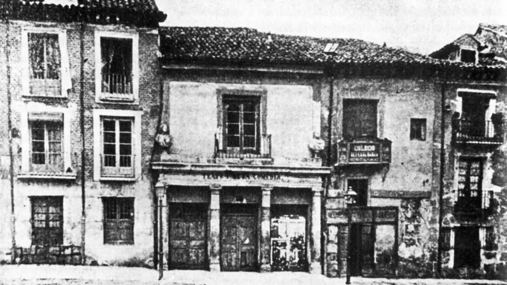 Antiguo teatro de la Comedia a finales del siglo XIX