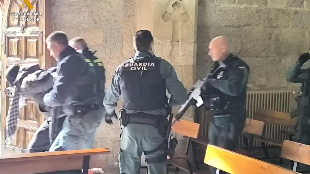 Simulacro de atentado terrorista en Vitigudino por la Guardia Civil