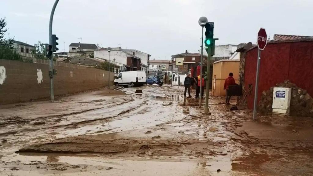 Imagen de una inundación en Cobisa.