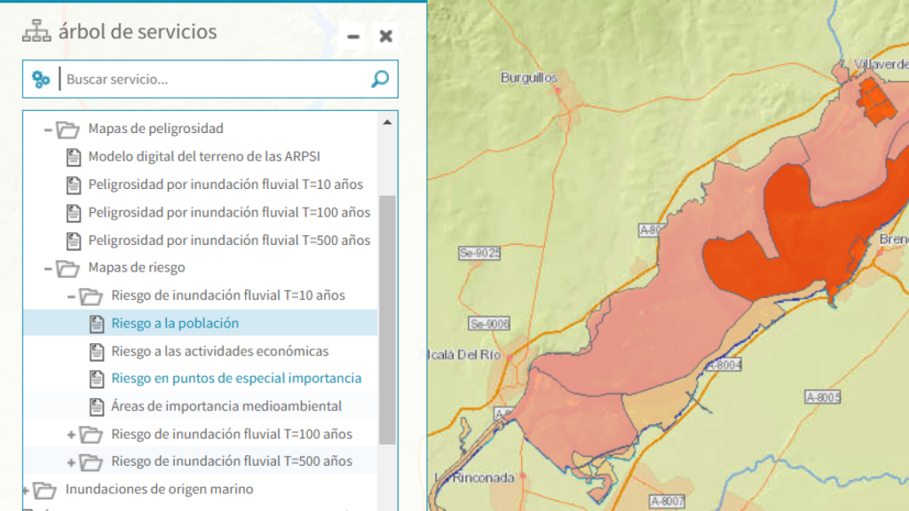 Sistema Nacional de Cartografía para Zonas Inundables