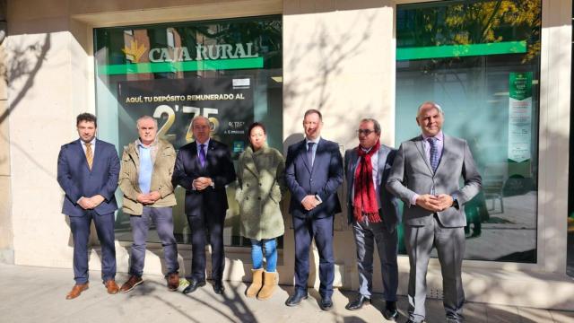 Inauguración de las instalaciones de Caja Rural en la localidad de Astorga