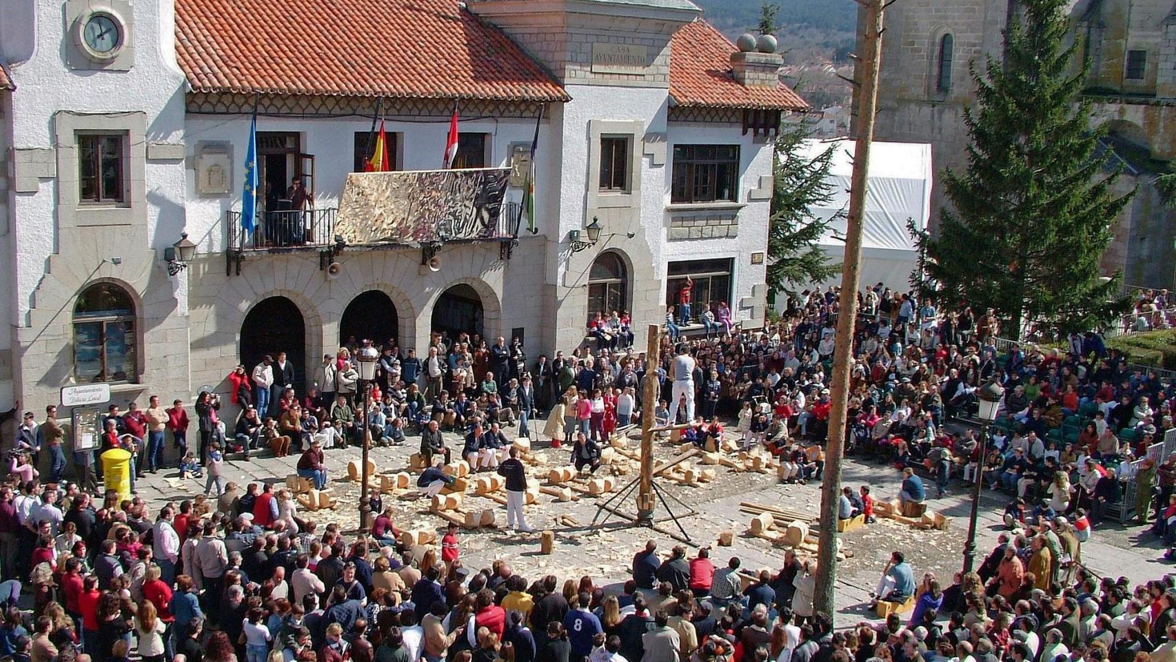 Fiesta de los Gabarreros en El Espinar (Segovia)