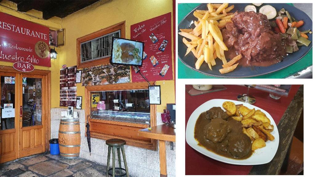 El Restaurante Nuestro Sitio, el rabo y la carrillera