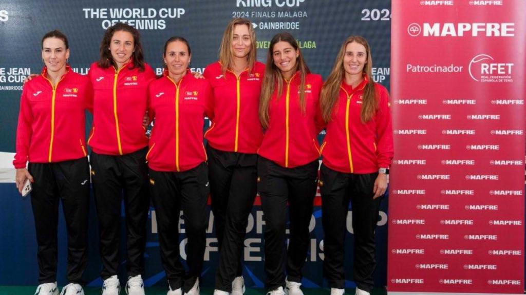 El equipo de España en la Billie Jean King Cup 2024