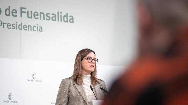 Esther Padilla, portavoz del Gobierno de Castilla-La Mancha.