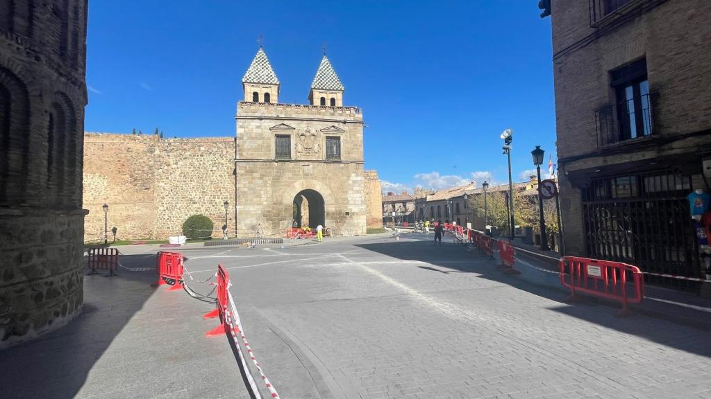 Imagen de archivo de las obras en el entorno de Bisagra.