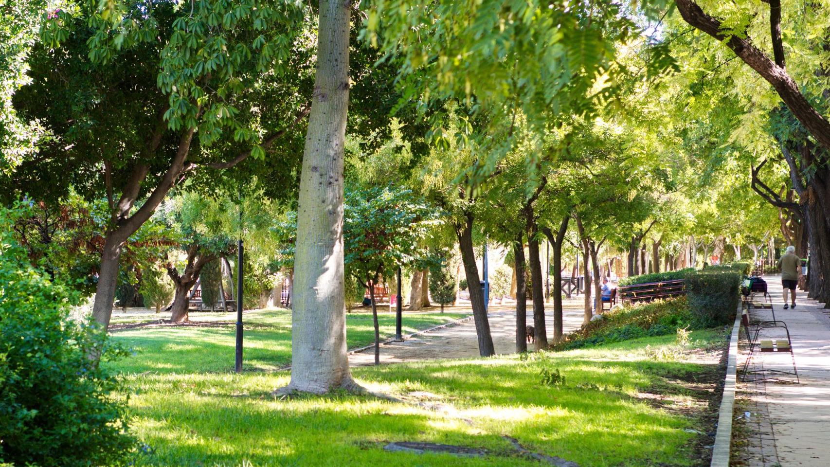 Jardín de la seda en Murcia.