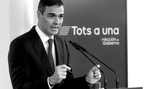 El presidente del Gobierno, Pedro Sánchez