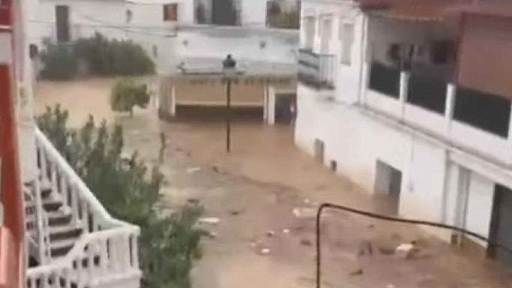 Inundaciones en Benamargosa.