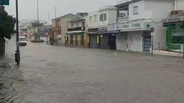 Vídeo de los efectos de la tromba en Puerto de la Torre.