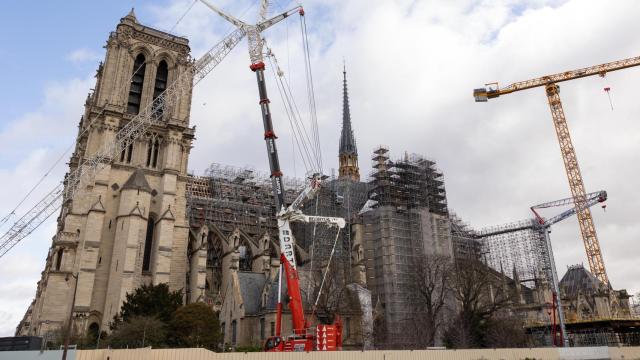 Imagen de la catedral de Notre-Dame de París el pasado 15 de marzo.