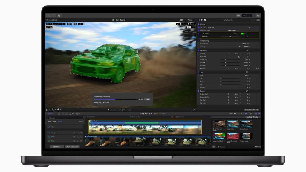 Magnetic Mask en Final Cut Pro 11.