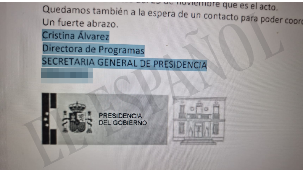 Detalle de este correo.