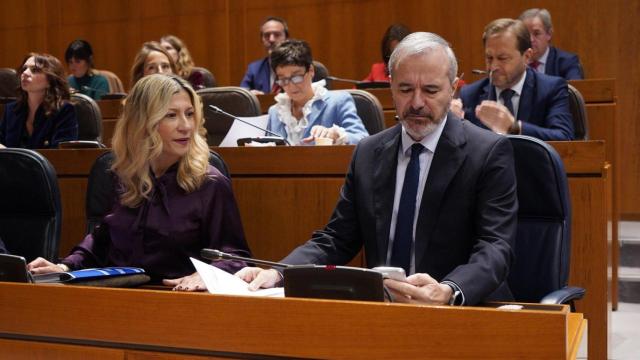 Azcón ha comparecido en el Pleno por primera vez tras la DANA