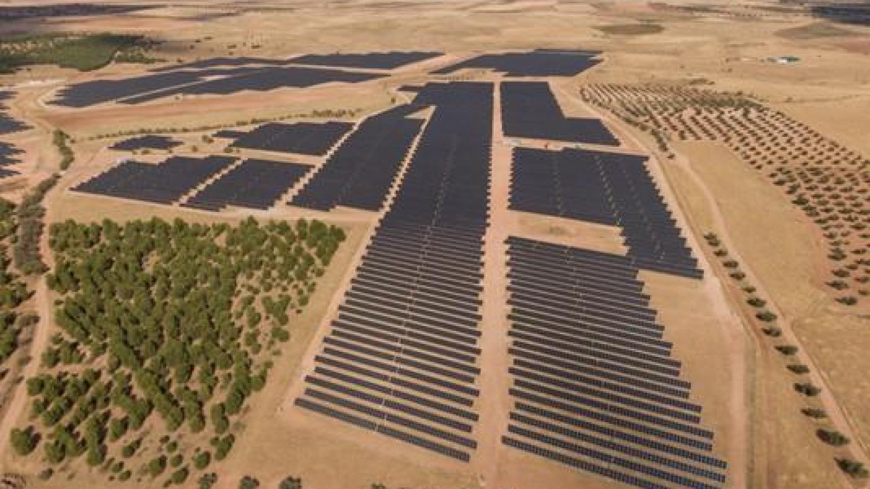 Planta solar de Aquila Clean Energy en Ciudad Real.