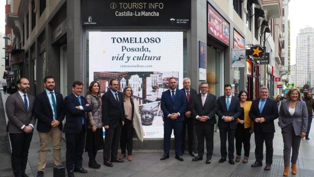 Presentación de la oferta turística de Tomelloso en la Gran Vía de Madrid.