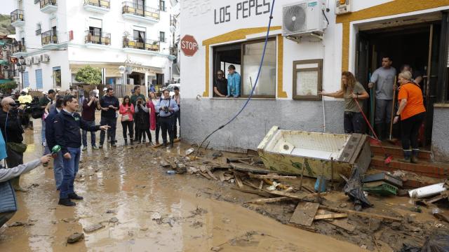 Juanma Moreno, desde Benamargosa.