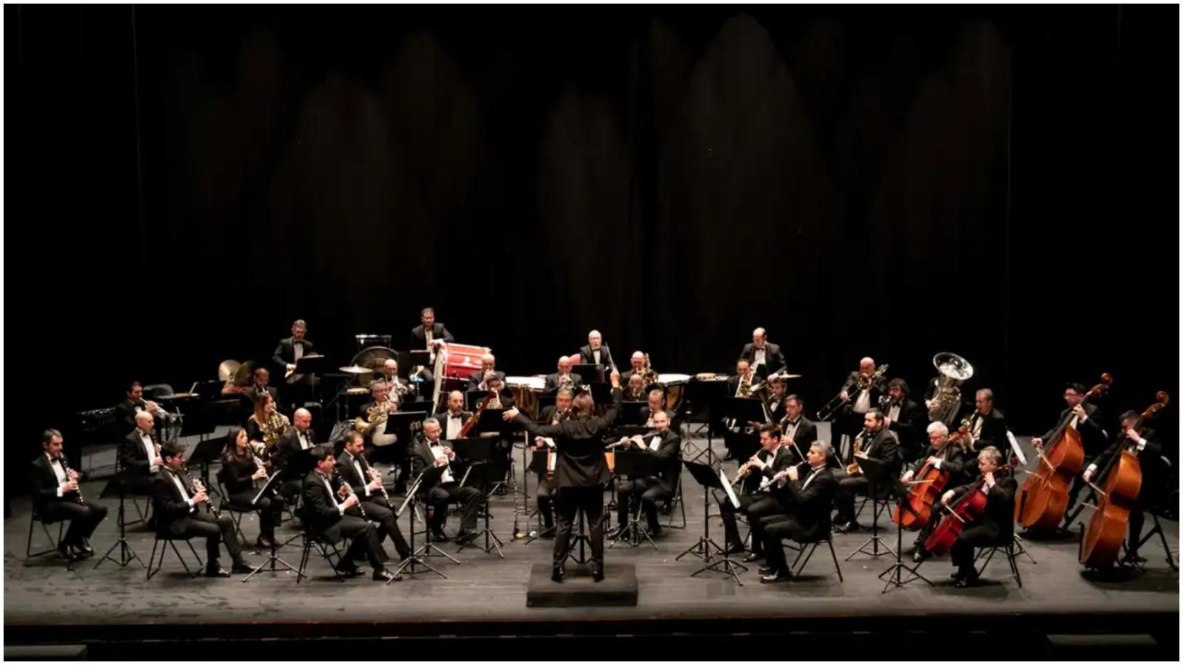 La Banda Municipal de Música da Coruña en una imagen de archivo