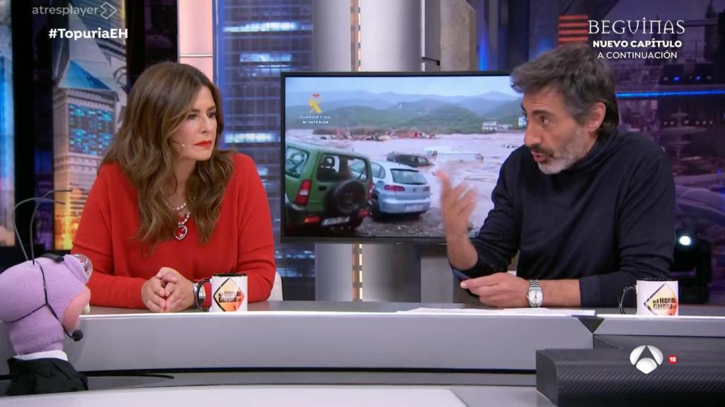 Nuria Roca y Juan del Val en 'El Hormiguero'.