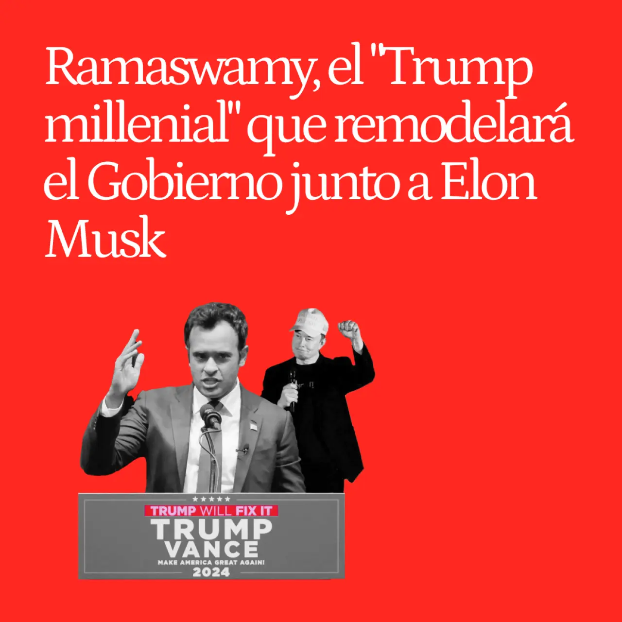 Vivek Ramaswamy, el "Trump millennial" de origen indio que remodelará el Gobierno de EEUU de la mano de Elon Musk