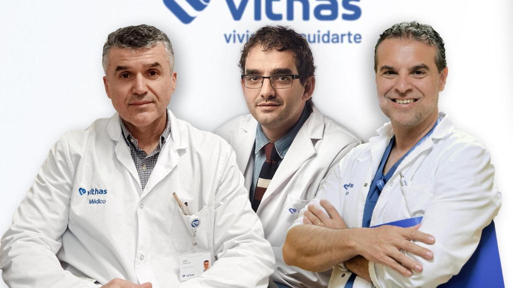 Three diabetes doctors from Vithas.