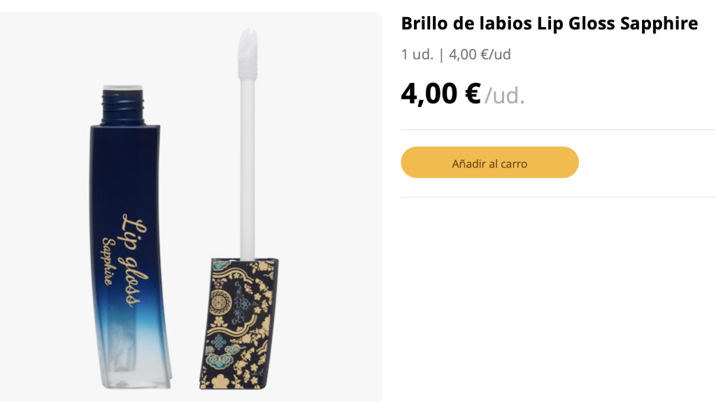 Brillo de labios Lip Gloss Sapphire.