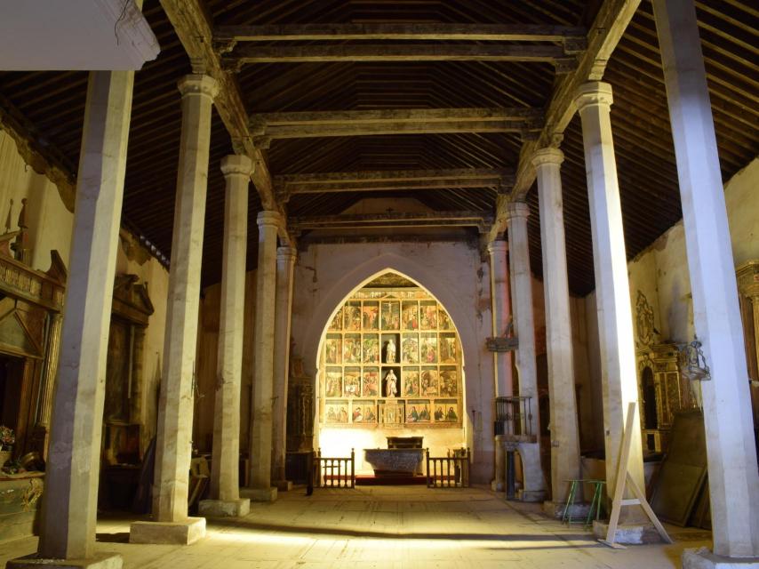 Iglesia de San Juan, de estilo gótico-mudéjar