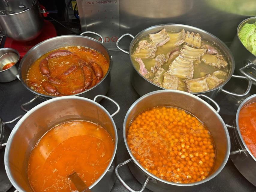 Cocido de Casa Saqués en la cocina de NaDo.