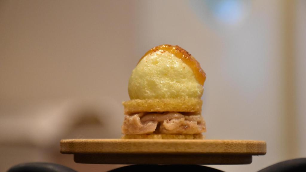 'Petit four de cochinillo', del restaurante Rubén Escudero, segundo premio del III Concurso de Tapas por Barrios de Valladolid