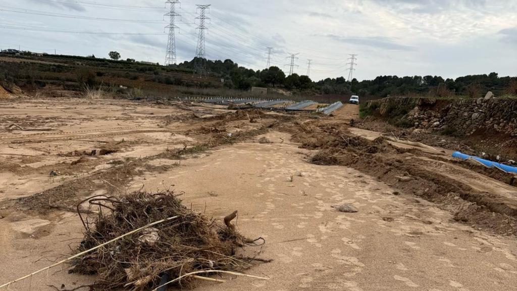 Terreno en Godelleta arrollada por la riada