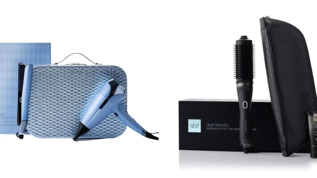 Cofre ghd Iced Luxe Set Deluxe y Cofre ghd Iced Luxe Duet BlowDry.