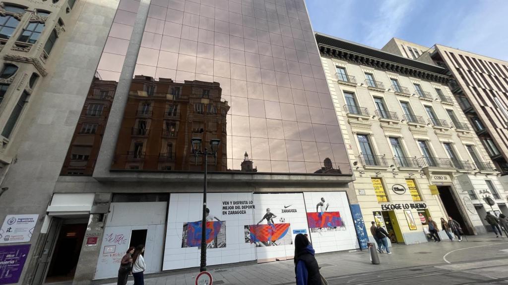 Este edificio albergó la sede central de BBVA en Aragón, Navarra y La Rioja