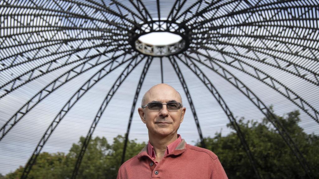 José María Senciales, en el Jardín Botánico de la Universidad de Málaga.