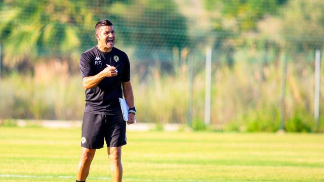 Rubén Torrecilla, en un entrenamiento.